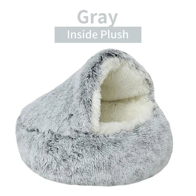the new trending Soft Plush Round Cat Bed