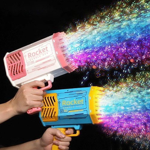 new trending Soap Bubble Gun Machine with 69 Holes