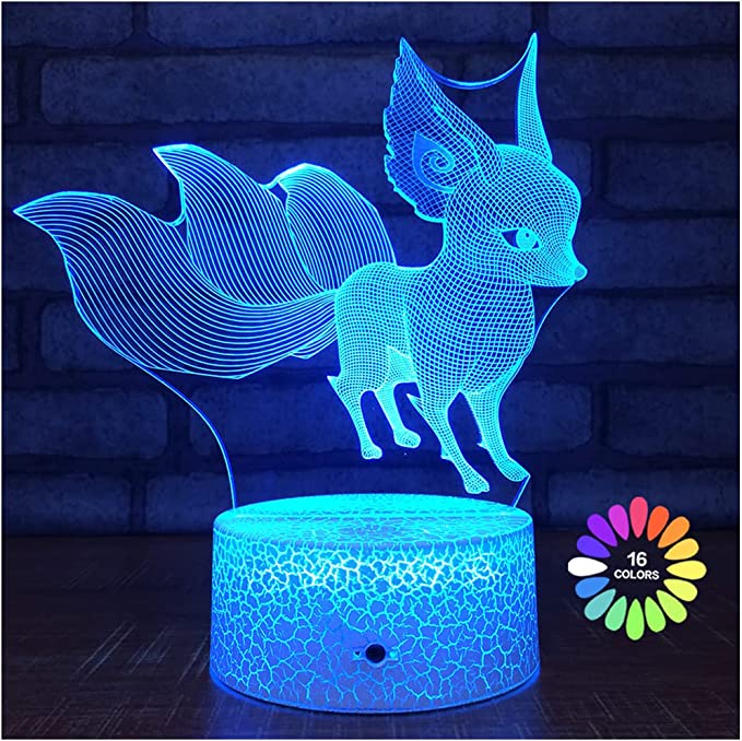 Acryl Pokemon Lamp Crack base 16 color RC