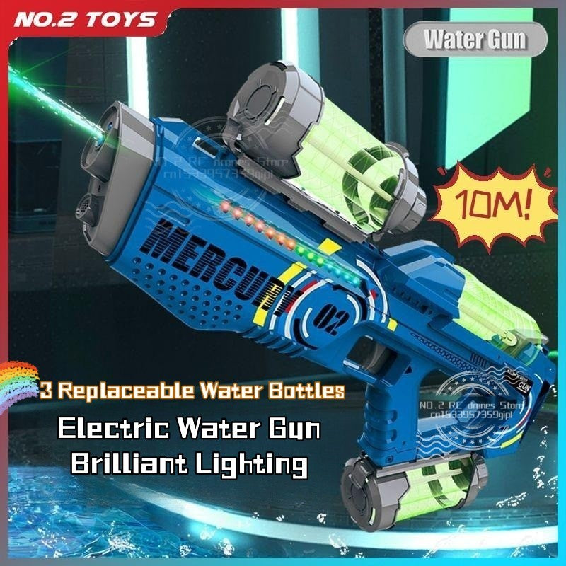 the best trending Summer Fully Automatic Electric Water Gun with Light