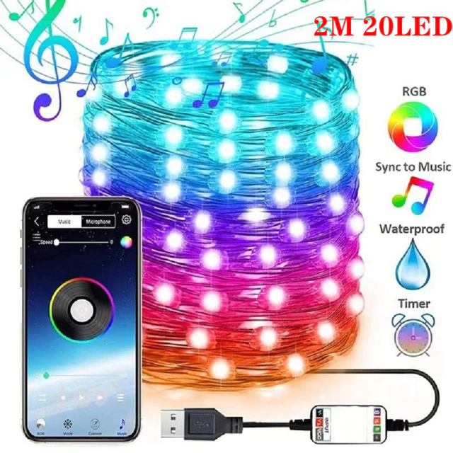Bluetooth Christmas String Light 2 to 20 meters