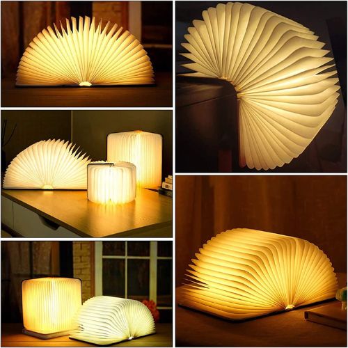 Decorative Wooden Book Light