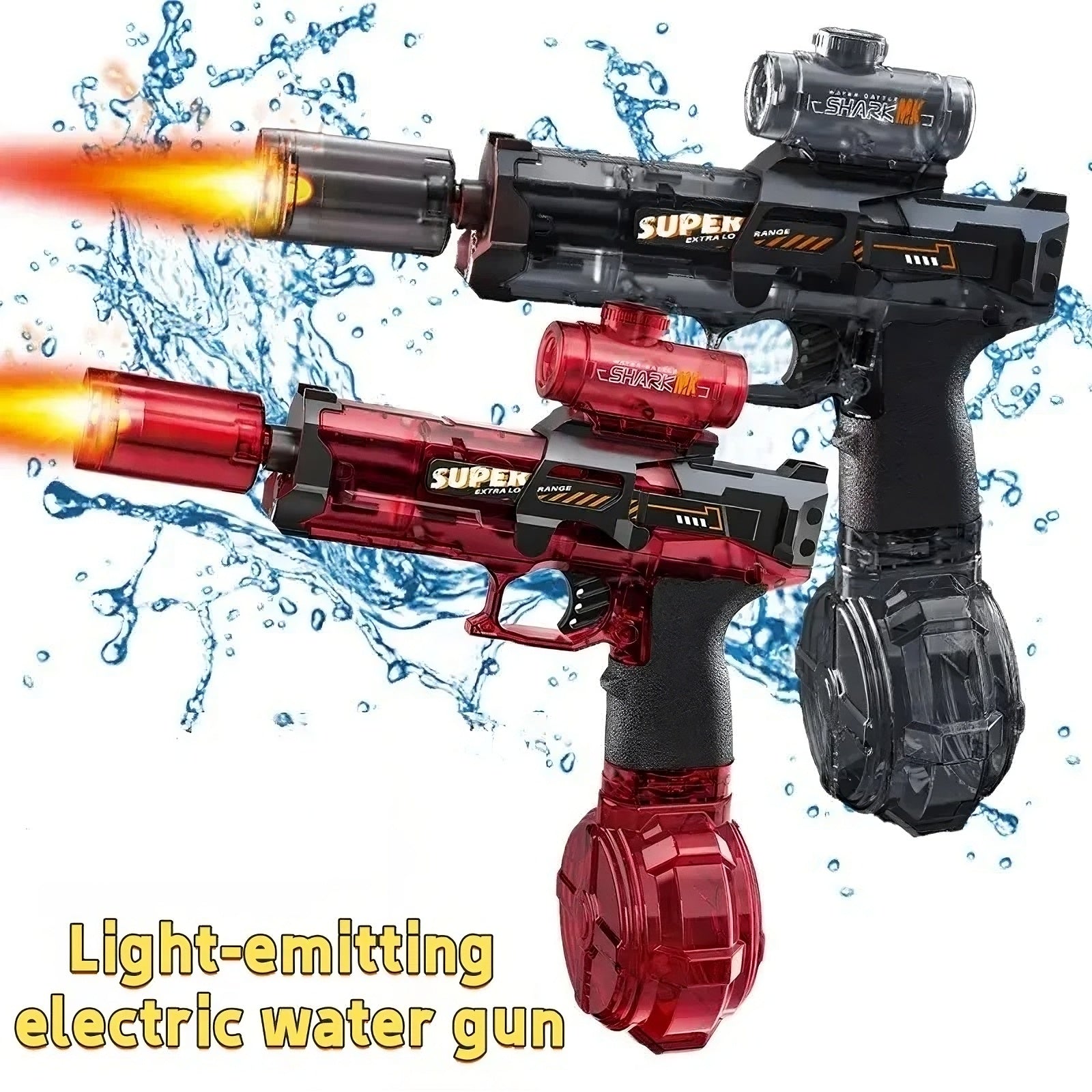 trending Glow LED Electric fully automatic Water Gun