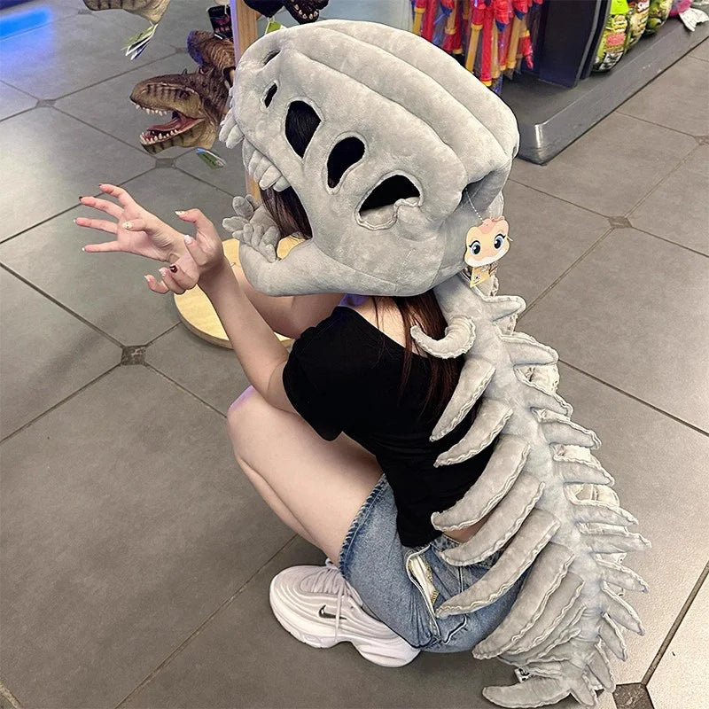Wearable Dinosaur Skeleton Plush