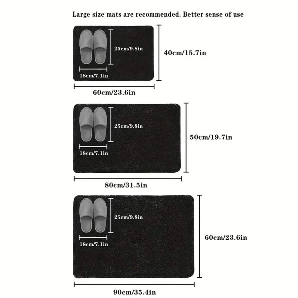 Super Memory Foam Bathroom Mat for uae market