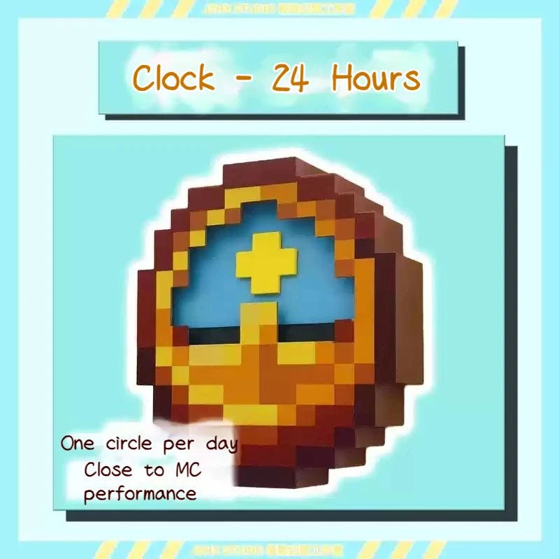 Pixel World Clock