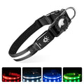 New Smart LED Dog Collar with AirTag Holder