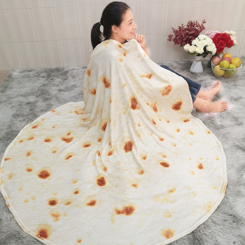 New Trending Tortilla Design Blanket 150cm