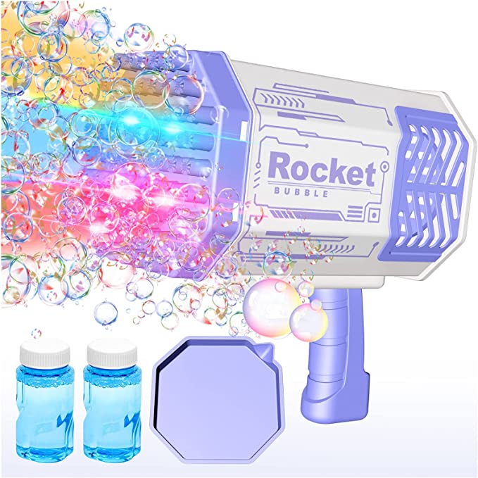 new trending Soap Bubble Gun Machine with 69 Holes