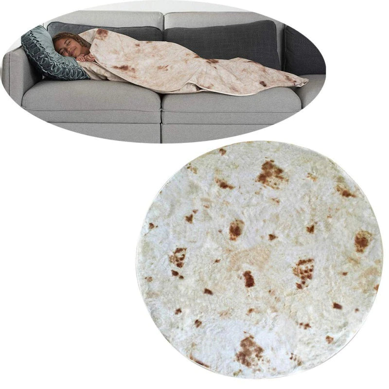 New Trending Tortilla Design Blanket 150cm