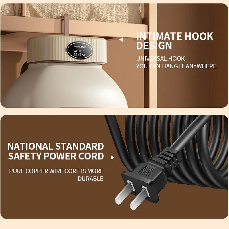 trend standing Folded Electric Clothes Dryer Smart Rack device