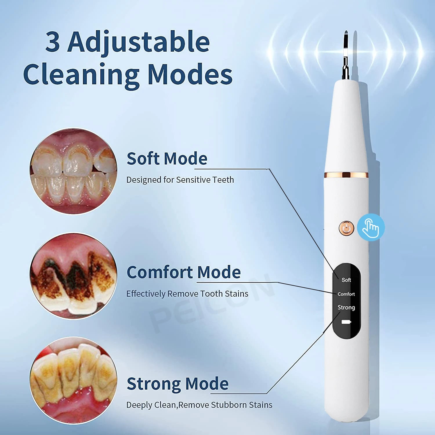 the best Ultrasonic Dental Teeth Plaque Remover & Cleaner