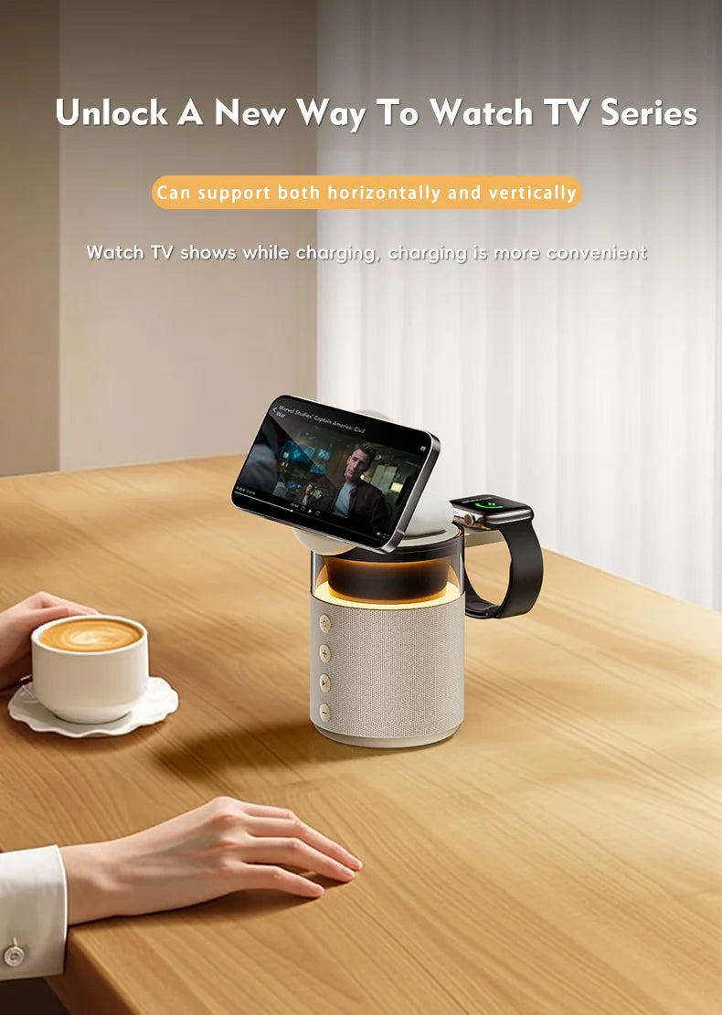 5-in-1 Magnetic Wireless Charging Station