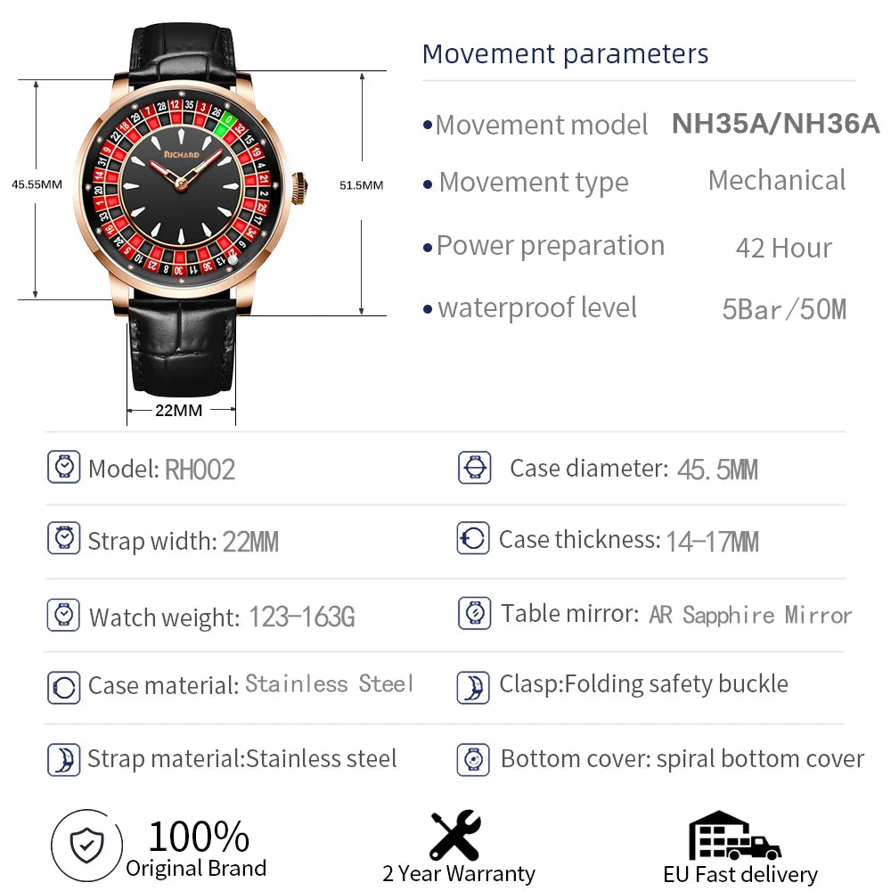 the new trending 2025 Roulette Watch