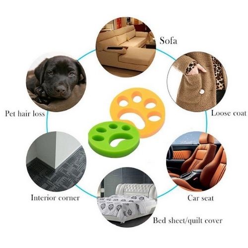 1x Pet Hair Remover paw model