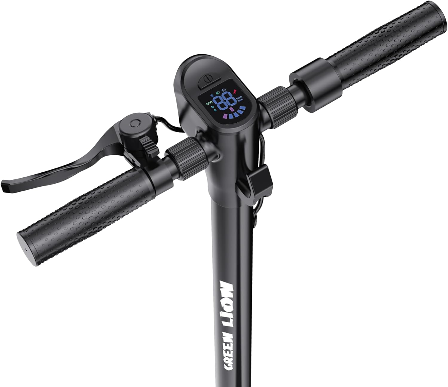 Green Lion Electric Scooter, 30km/h, 250W Power, 30km Range, 100kg Load, E-Scooter for Adults, Lightweight foldable design, Digital Display, Electric Front Brake, Aluminum Alloy Frame, Solid Tires