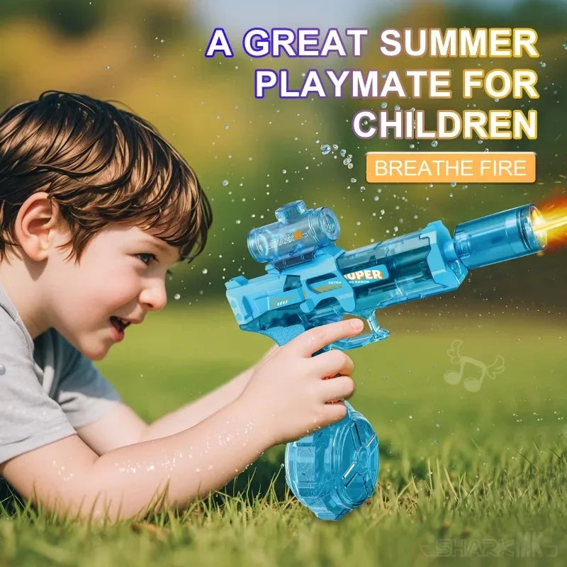 trending Glow LED Electric fully automatic Water Gun