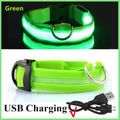LED Glowing Dog Collars Rechargeable