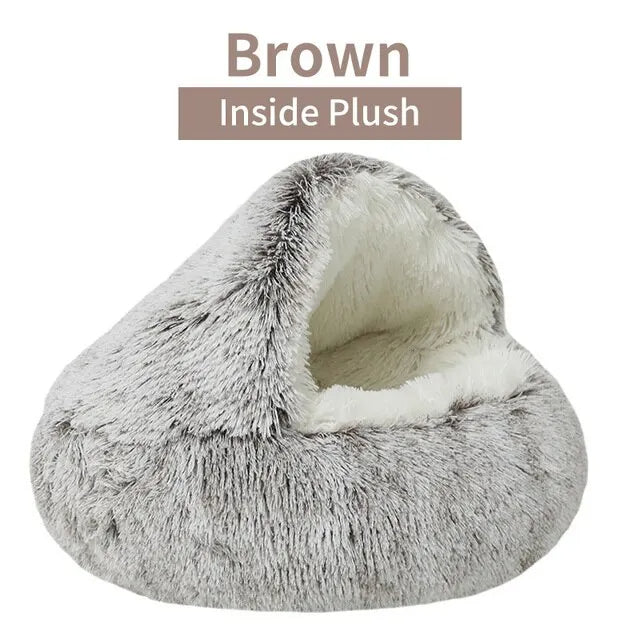 the new trending Soft Plush Round Cat Bed