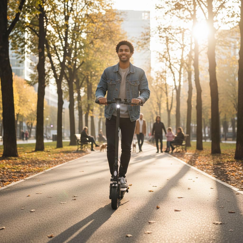 Green Lion Electric Scooter, 30km/h, 250W Power, 30km Range, 100kg Load, E-Scooter for Adults, Lightweight foldable design, Digital Display, Electric Front Brake, Aluminum Alloy Frame, Solid Tires