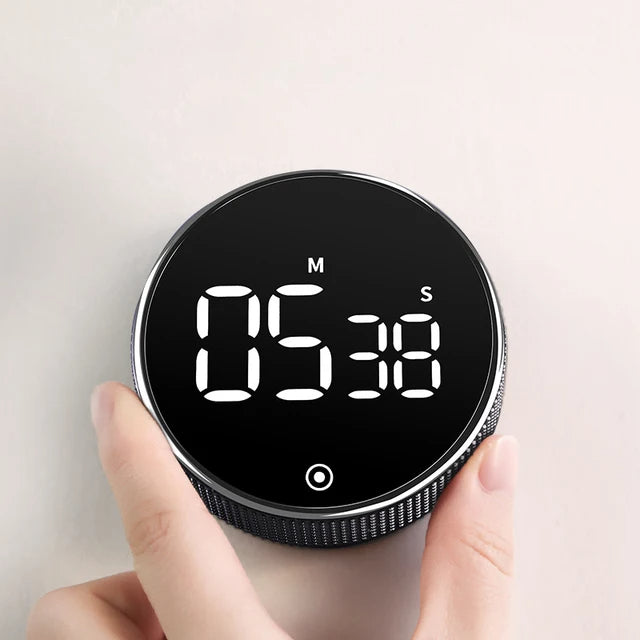 Led Digital round Timer with countdowns, stopwatch functions, and alarm