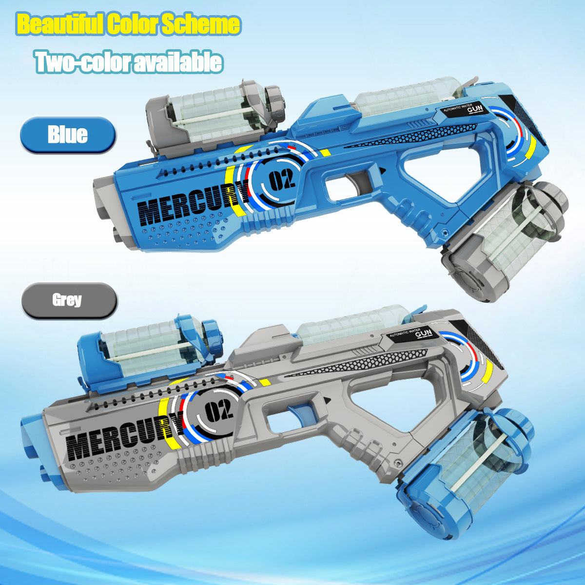 the best trending Summer Fully Automatic Electric Water Gun with Light