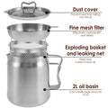 the newest stainless trending steel Frying Pot
