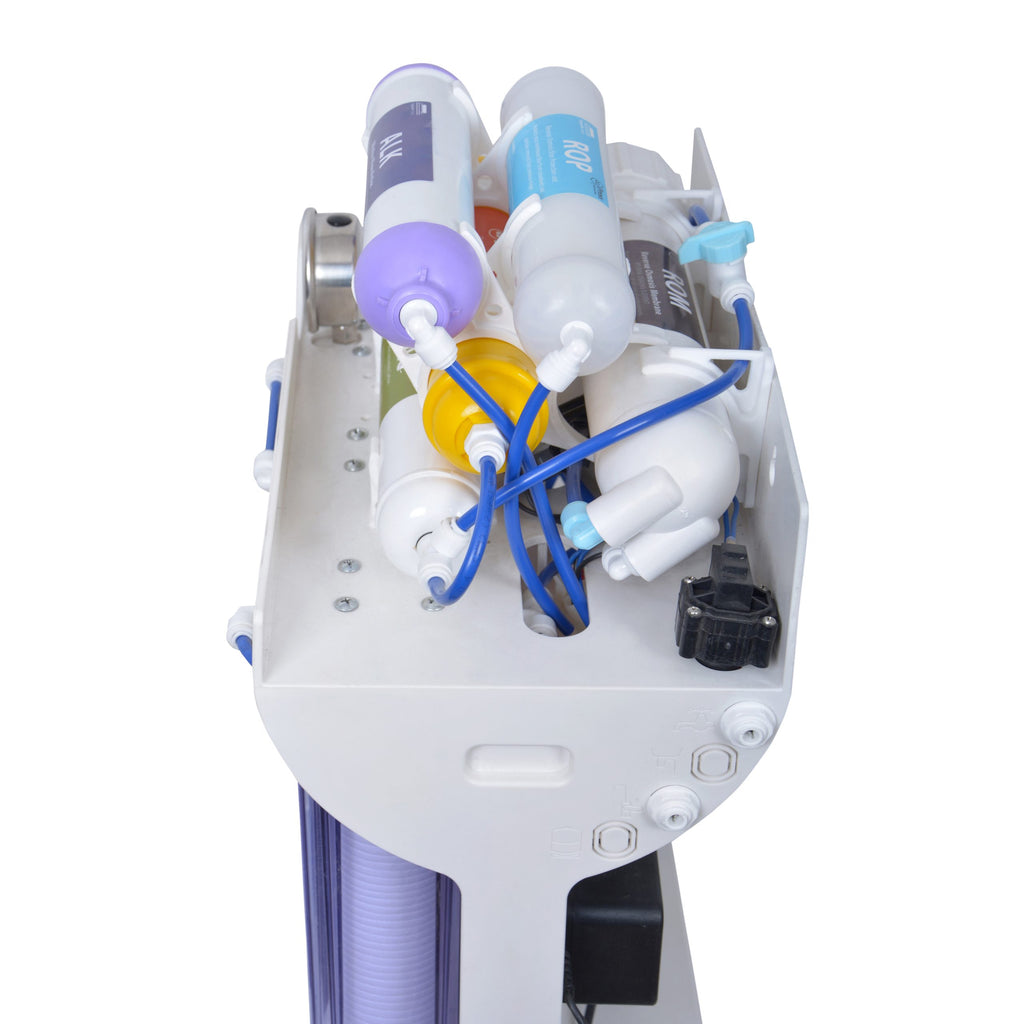 O2press 8-Stage Alkaline RO Water Purifier System with Membrane Protection