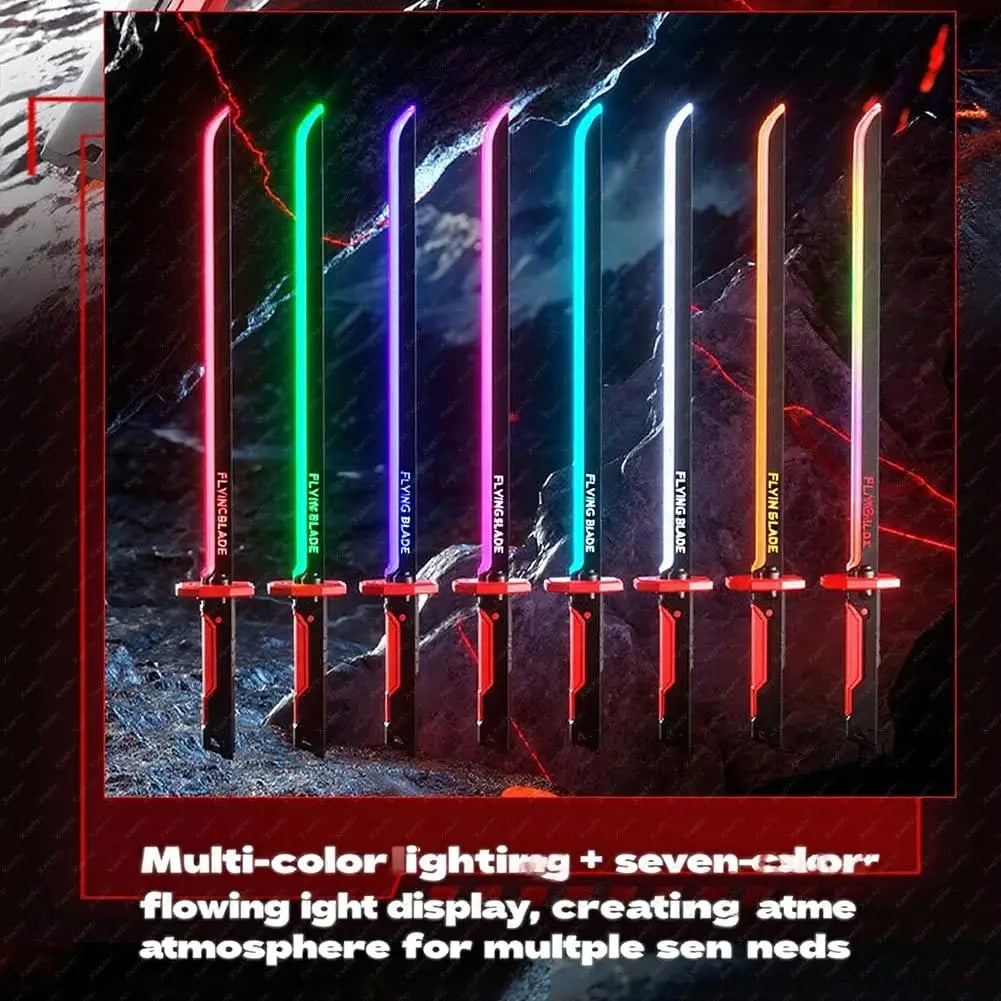 Glowing Sword with Sparks & Smoke