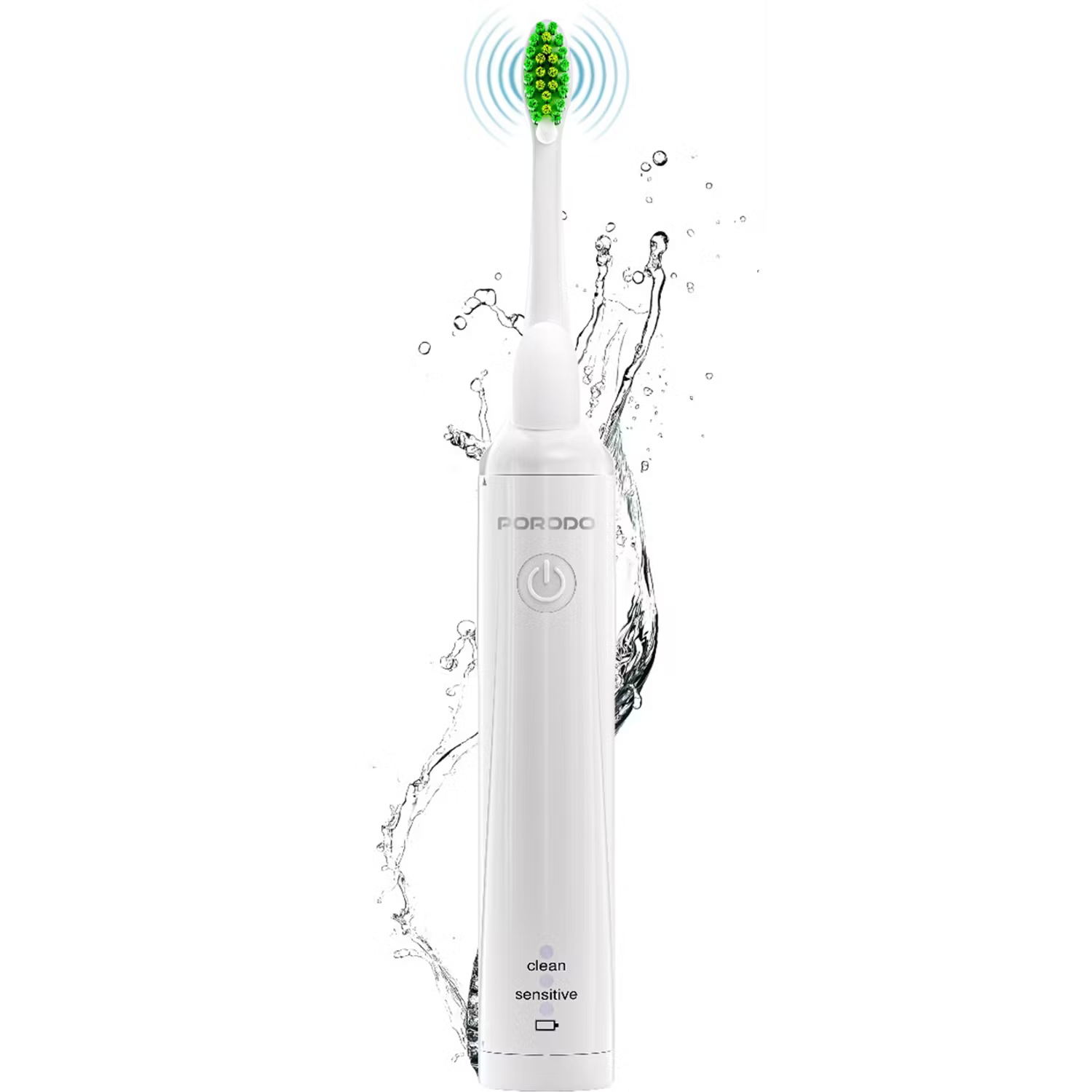 Porodo Rechargeable Electric Toothbrush: Dual Modes, 180-Day Battery, Fast USB-C Charging