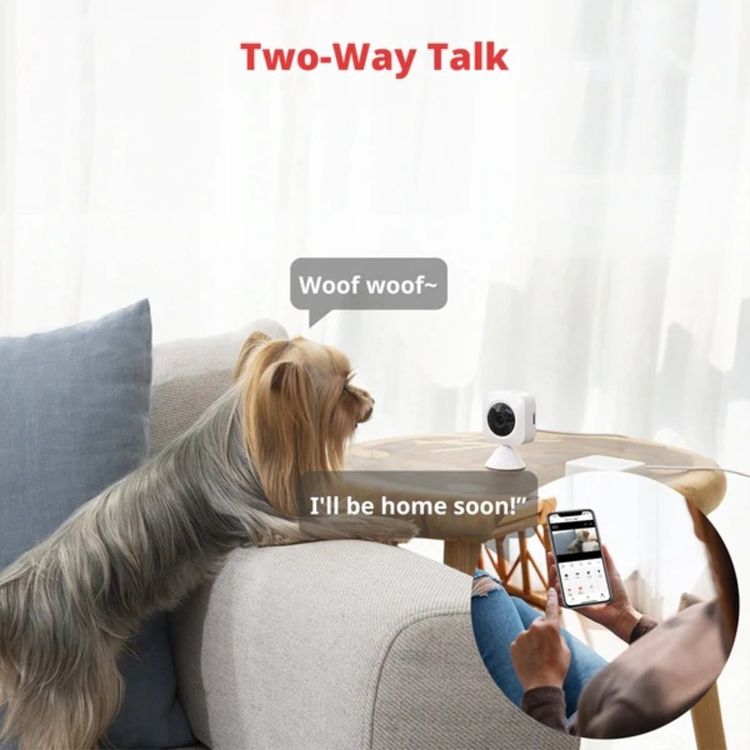 SwitchBot W1301200 Smart Home Security Indoor Camera: 1080p HD, Night Vision, Motion Detection