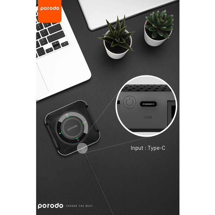 Porodo Portable 4G LTE Router: 12-Hour Battery, 10 Devices, 150Mbps Internet