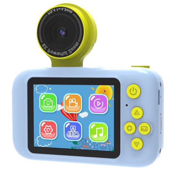 Porodo Kids Flip Digital Camera: 48MP, 1080P Video, Flip Lens, 4-Hour Battery