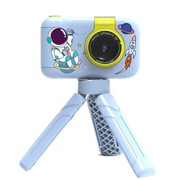 Porodo Kids Flip Digital Camera: 48MP, 1080P Video, Flip Lens, 4-Hour Battery