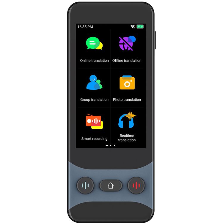 Levelo FluentLink Smart Voice Translator: Offline/Online, 142 Languages, Instant 0.5s Translation