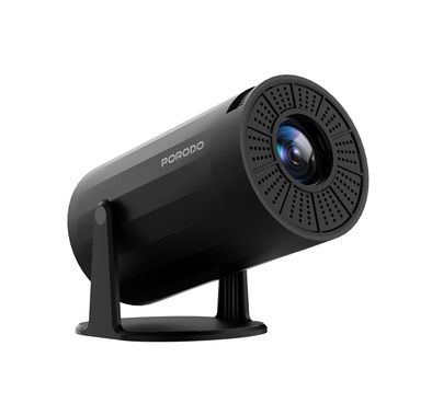 Porodo Wireless Multi-Angle Projector: Full HD, 4K Support, Android 11, Bluetooth 5.0
