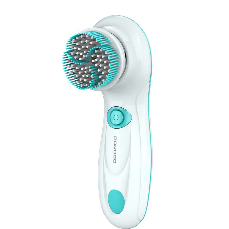 Porodo 4-in-1 Facial Cleansing Brush: 2 Speeds, 360° Rotation, IPX6 Water-Resistant