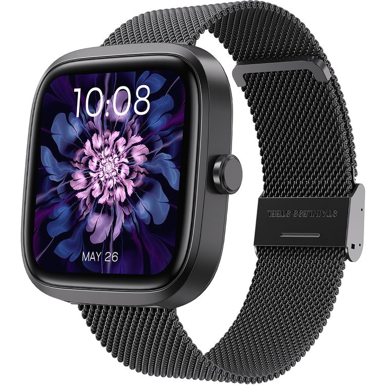 Porodo Skwer Smart Watch: 1.72" HD Display, 5-Day Battery, Health Tracking, Notifications