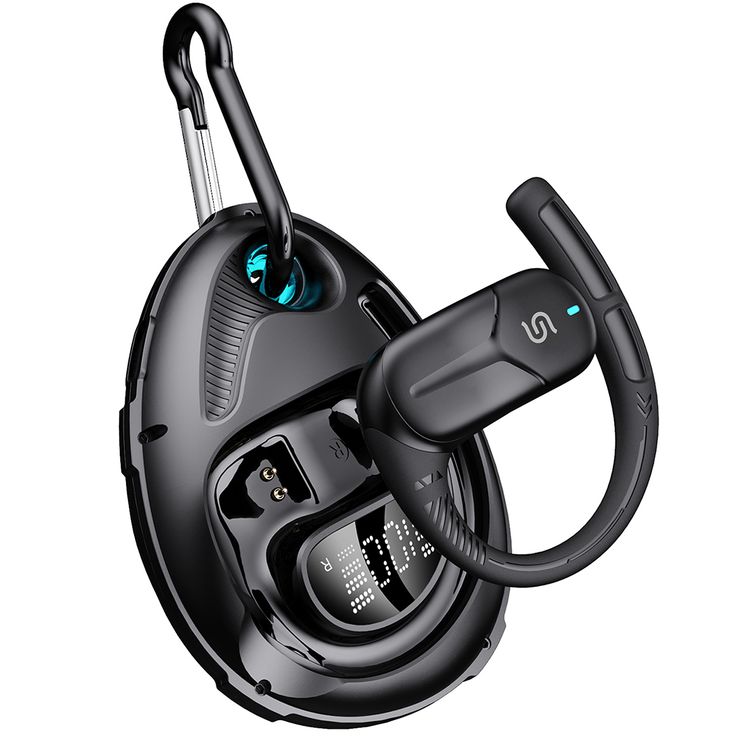 Porodo Octopus Open-Ear Wireless Earbuds: Touch Control, Long Playtime, Sweat Resistant