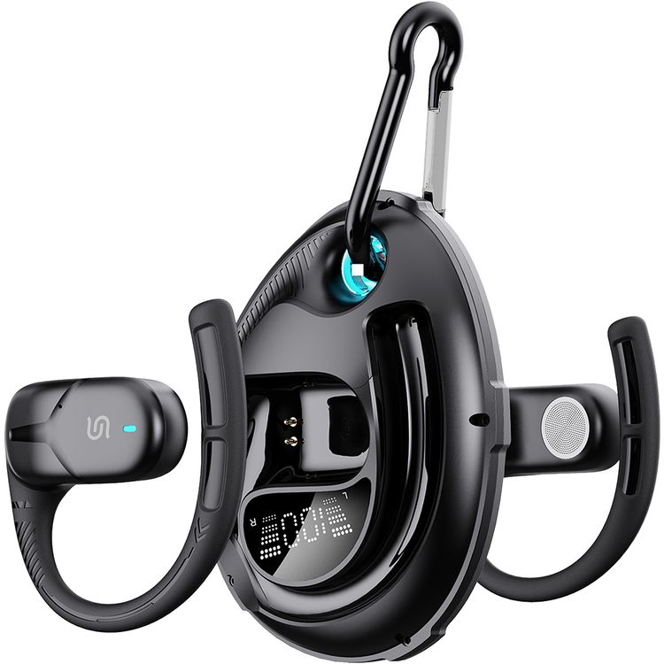 Porodo Octopus Open-Ear Wireless Earbuds: Touch Control, Long Playtime, Sweat Resistant