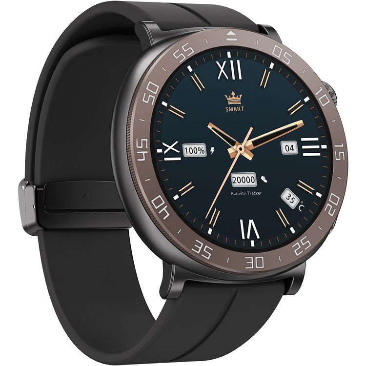 Porodo Salud Smart Watch: 1.43" HD Display, GPS, Health Tracking, Long Battery Life