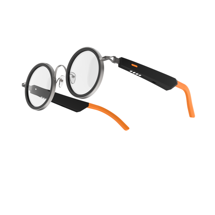 Porodo Velora Smart Sunglasses with Built-in Mic, Dual Stereo, UV400 Protection, 4-Hour Playtime