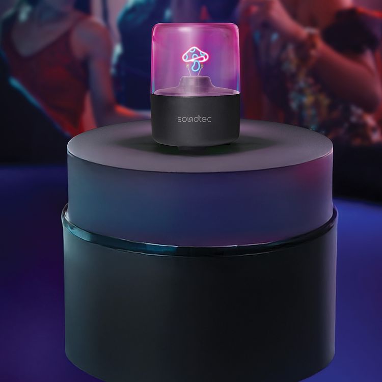 Porodo Marlo Portable Wireless Speaker with Ambient Light, Bluetooth 5.0