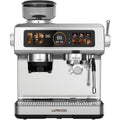LePresso Semi-Automatic Espresso Machine: 2950W, Dual Boiler, Adjustable Grind, Silver