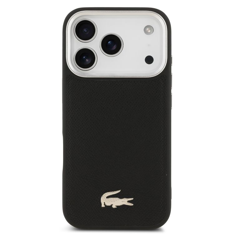 Lacoste MagSafe iPhone 17 Pro Max Leather Case - Slim, Durable, Croco Logo