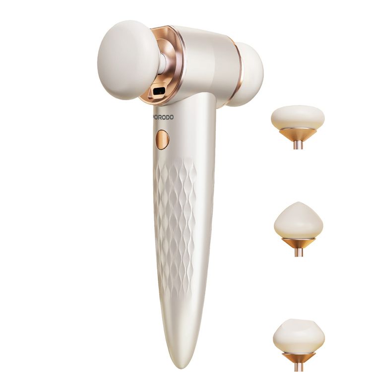 Porodo Magnetic Dual-Head Electric Beauty Blender for Flawless Makeup, USB-C