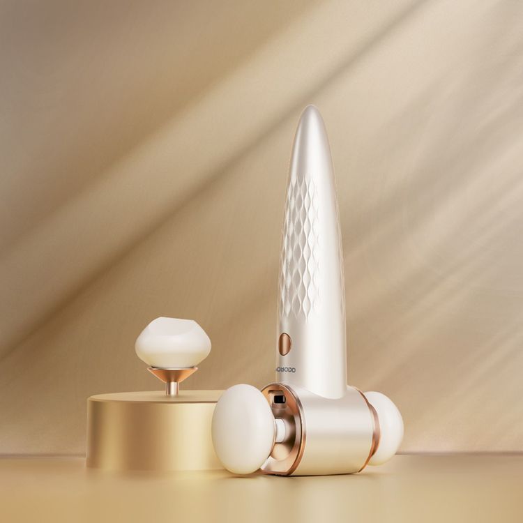 Porodo Magnetic Dual-Head Electric Beauty Blender for Flawless Makeup, USB-C