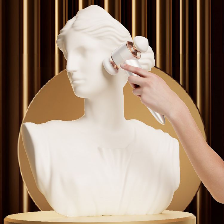 Porodo Magnetic Dual-Head Electric Beauty Blender for Flawless Makeup, USB-C