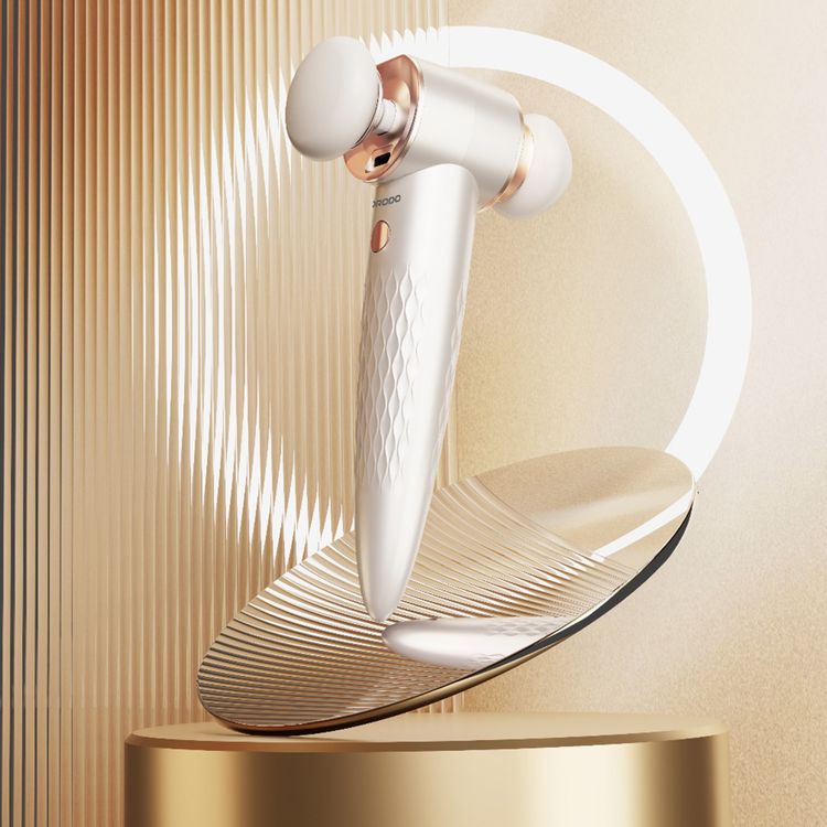 Porodo Magnetic Dual-Head Electric Beauty Blender for Flawless Makeup, USB-C