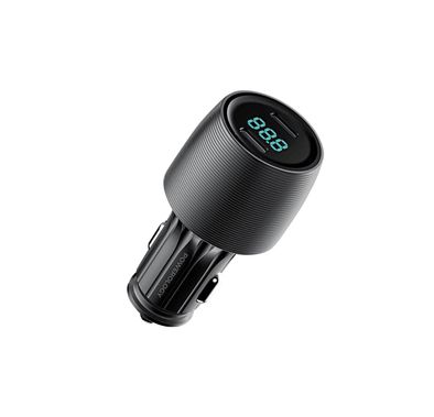 Powerology Velox 66W Dual-Port USB-C Car Charger Fast Charging Adapter
